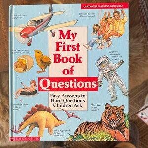 Scholastic My First Book of Questions - Red and Blue